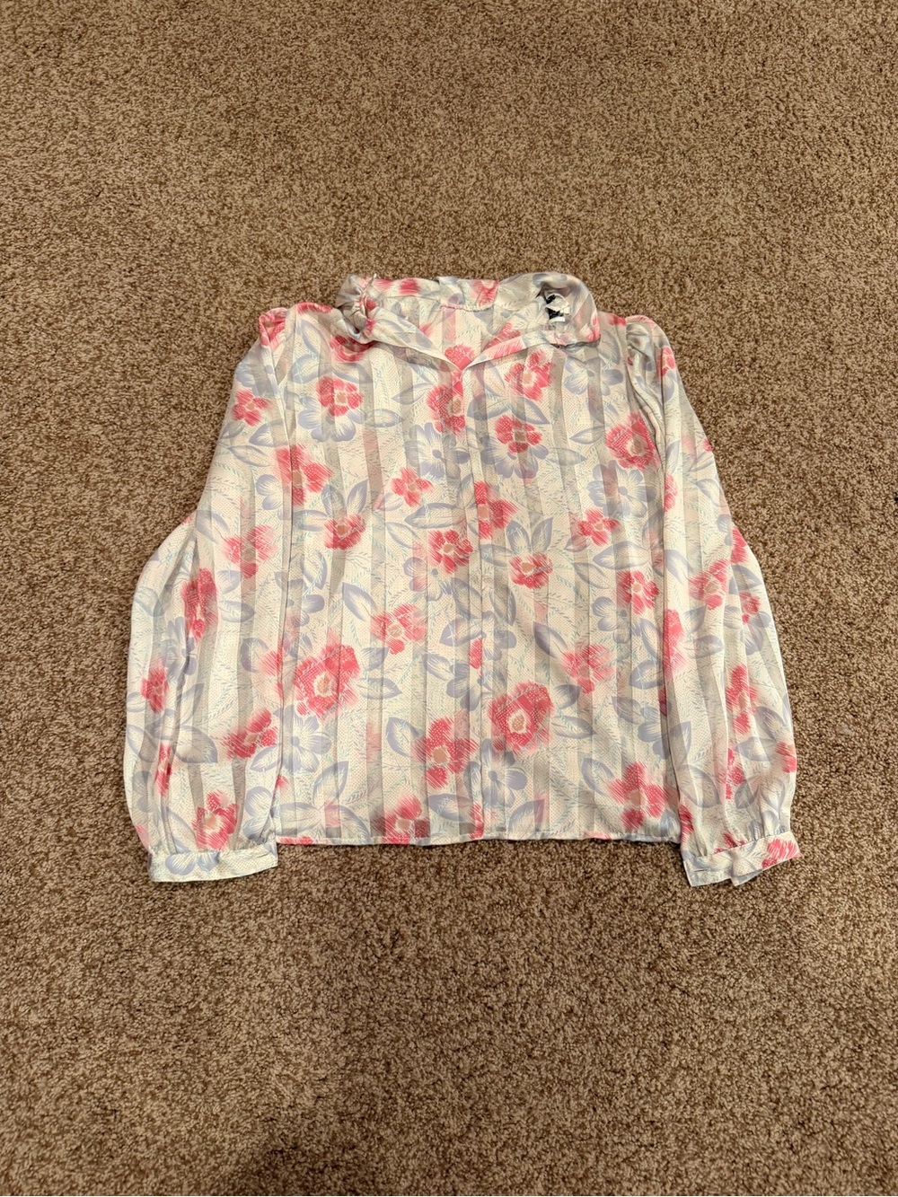Women’s Vintage Floral Blouse